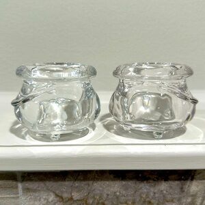 Cauldron Votive Candle Holder Pair